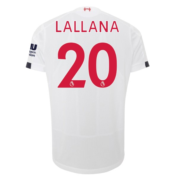 Camiseta Liverpool NO.20 Lallana 2ª 2019-2020 Blanco
